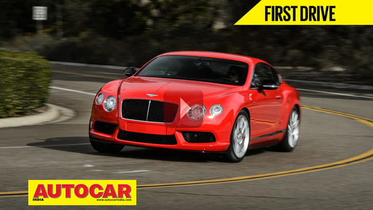 Bentley Continental V8 S video review